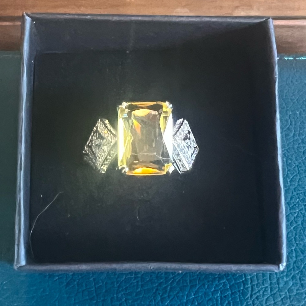5 Carat Canary CZ SS .925